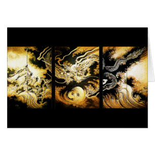 Draak in de Clouds Hiroshige