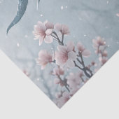 Draak in de tuin tissuepapier (Detail)