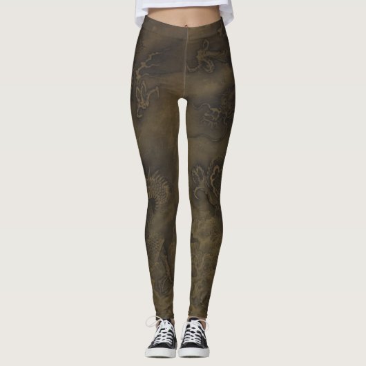 Draak in de wolken leggings (Voorkant)
