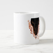 Draak in Flames Behind Sword Extra Grote Beker (Voorkant rechts)