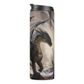 Draak in grot thermosbeker (Geroteerd rechts)