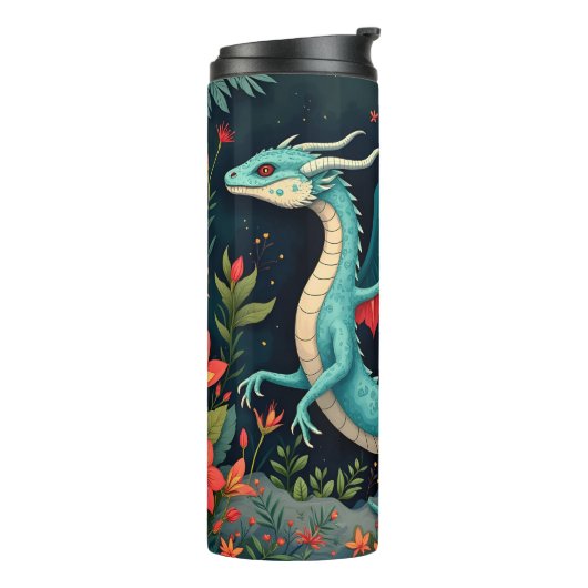 Draak in het Oerwoud Thermosbeker (Gedraaid links)
