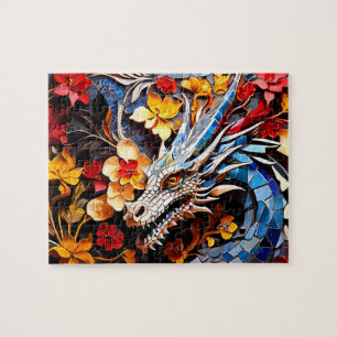 Draak in Mozaïek Design Legpuzzel