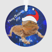 Draak in Santa Hat   Ornament (achterkant)