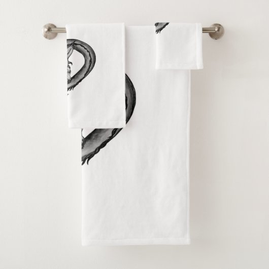 Draak in Tattoo stijl Bad Handdoek (Insitu)