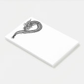 Draak in Tattoo stijl Post-it® Notes (Schuin)