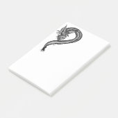 Draak in Tattoo stijl Post-it® Notes (Schuin)