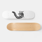 Draak in Tattoo stijl Skateboard (Horizontaal)