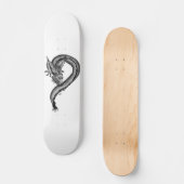 Draak in Tattoo stijl Skateboard (Voorkant)