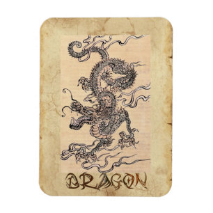draak Japanse kunstgeschiedenis Magnet Magneet