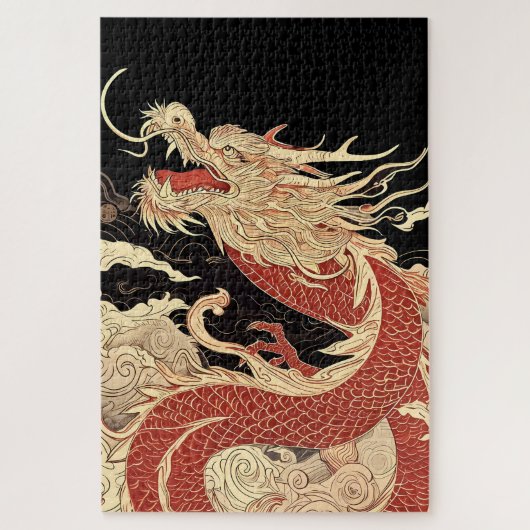 draak legpuzzel (Verticaal)