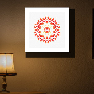 draak mandala canvas afdruk