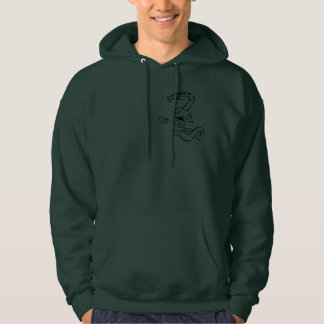 Draak met Atabaque drum Hoodie