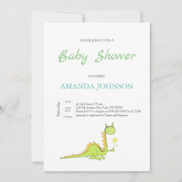 Draak met bloem kaart