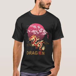 Draak met Cherry Blossom T-shirt