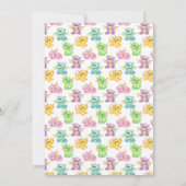 Draak met hart - Baby shower uitnodiging (Achterkant)