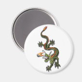 draak met parel magneet (Voorkant / Achterkant)