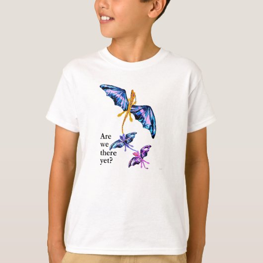 Draak met twee Kinderen T-shirt (Voorkant)