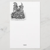 Draak met Zombie Briefpapier (Achterkant)