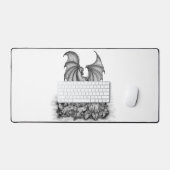 Draak met Zombie Bureaumat (Keyboard & Muis)