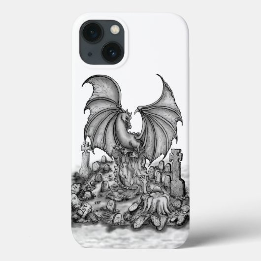 Draak met Zombie Case-Mate iPhone Case (Achterkant)