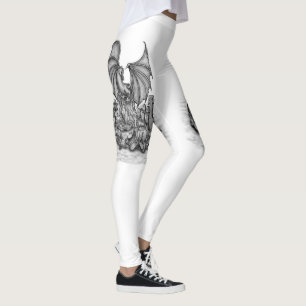 Draak met Zombie Leggings