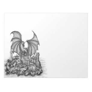 Draak met Zombie Notitieblok