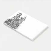 Draak met Zombie Post-it® Notes (Schuin)