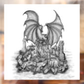 Draak met Zombie Raamsticker (Vel 2)