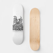 Draak met Zombie Skateboard (Voorkant)