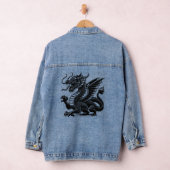 Draak met zwarte kleur denim jacket (Hangar)