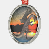 Draak Metalen Ornament (Links)
