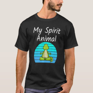 Draak Mijn Spirituele Dier Ontspannen Meditatie Yo T-shirt