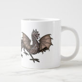 Draak, Mythologisch Beest Extra Grote Mok (Rechts)