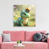 Draak naar Bij :-) Canvas Afdruk (Insitu (Woonkamer))