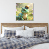 Draak naar Bij :-) Canvas Afdruk (Insitu (Slaapkamer))