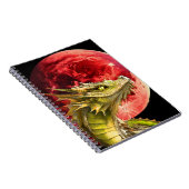 Draak op Bloody Moon Notitieboek (Rechterzijde)