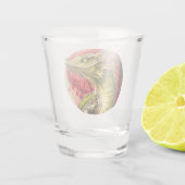 Draak op Bloody Moon Shot Glas (Achterkant)