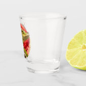 Draak op Bloody Moon Shot Glas (Rechts)