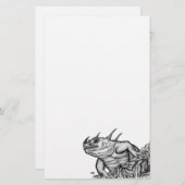 Draak op de rots briefpapier (Voorkant / Achterkant)