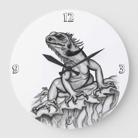 Draak op de Rots Grote Klok (Voorkant)