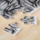 Draak op de rots legpuzzel (Zijkant)