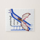 Draak op dia legpuzzel (Horizontaal)