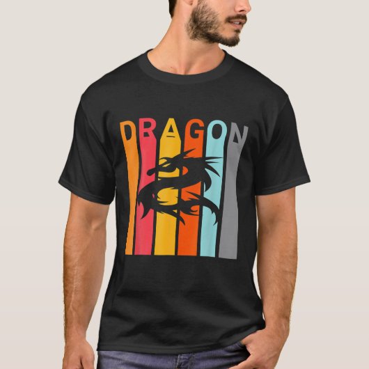 Draak op je  kool t-shirt (Voorkant)