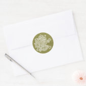 draak ronde sticker (Envelop)