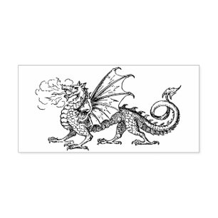 draak rubberstempel