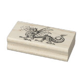  draak 	rubberstempel (Stempel)