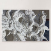 draak sculptuur puzzel (Horizontaal)