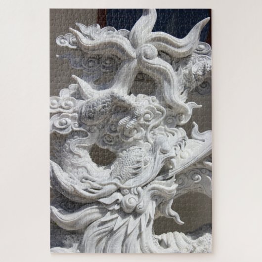 draak sculptuur puzzel (Verticaal)