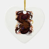 Draak (Signature Design) Keramisch Ornament (Voorkant)